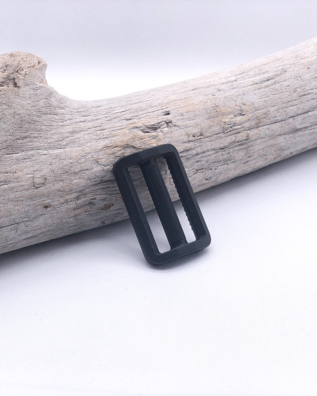 Black 30mm Sliding Plastic Buckle
